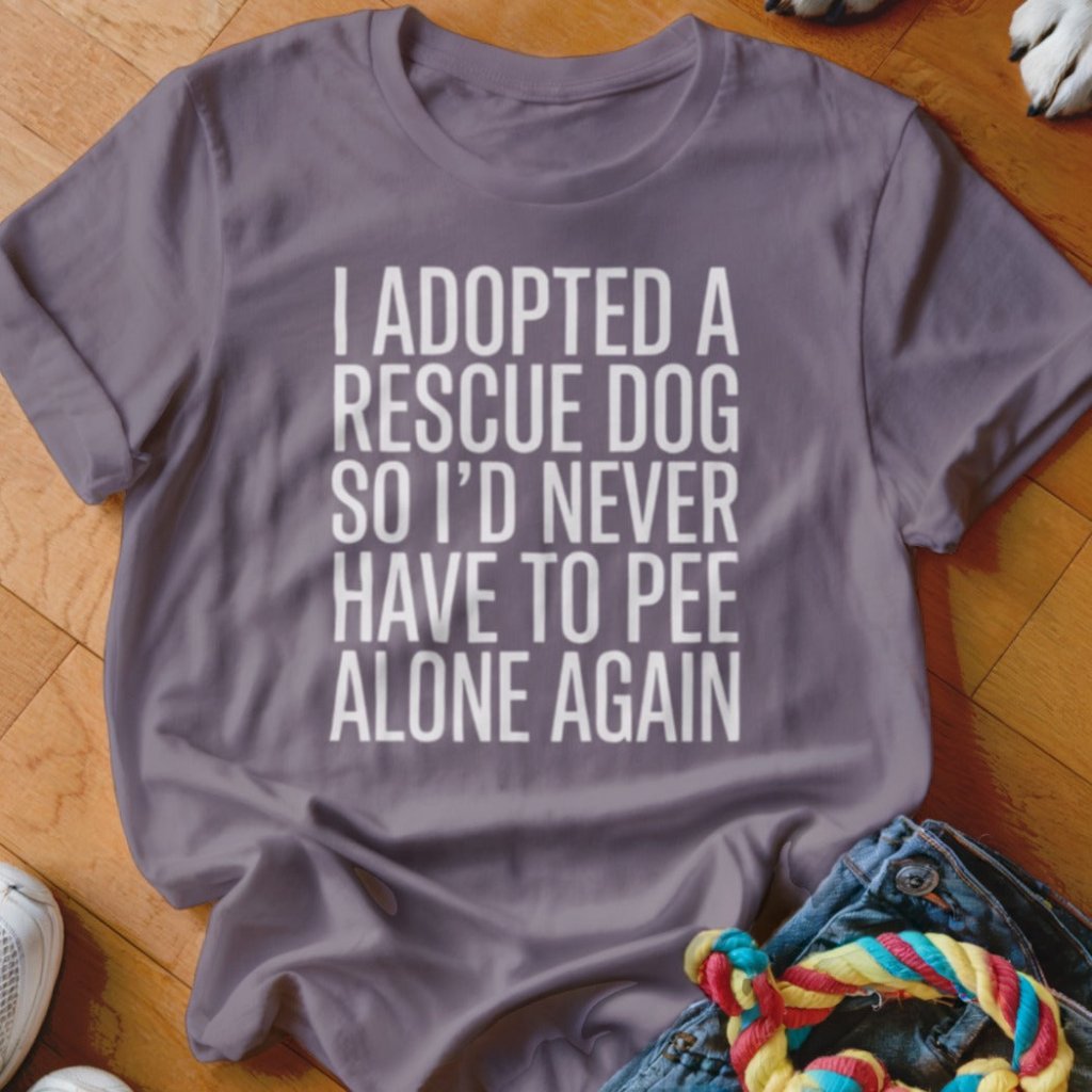 Pee Alone Shirt - The Pawsitive Initiative