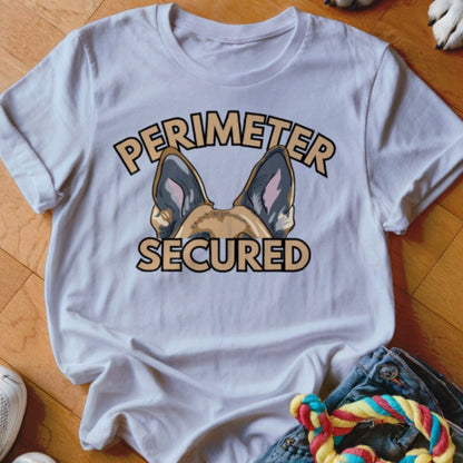 Perimeter Secured GSD Color Shirt - The Pawsitive Initiative
