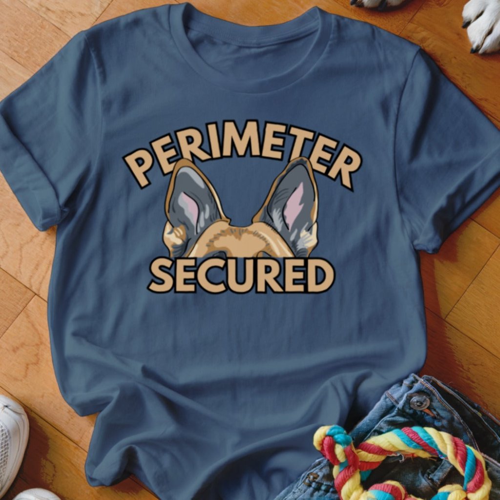 Perimeter Secured GSD Color Shirt - The Pawsitive Initiative