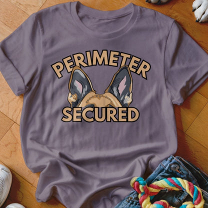 Perimeter Secured GSD Color Shirt - The Pawsitive Initiative