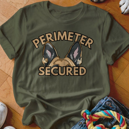 Perimeter Secured GSD Color Shirt - The Pawsitive Initiative