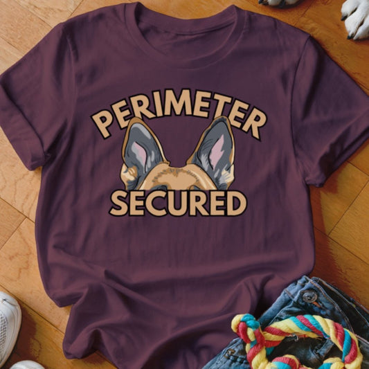 Perimeter Secured GSD Color Shirt - The Pawsitive Initiative
