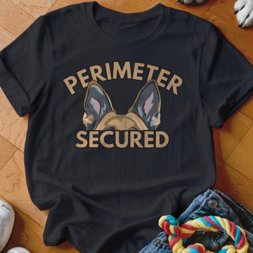 Perimeter Secured GSD Color Shirt - The Pawsitive Initiative