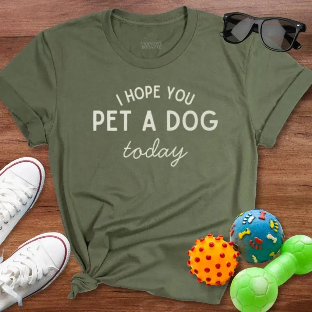 Pet a Dog Today Shirt - The Pawsitive Initiative