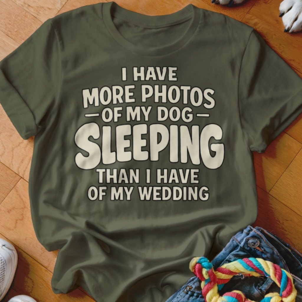 Photos of My Dog Sleeping Shirt - The Pawsitive Initiative