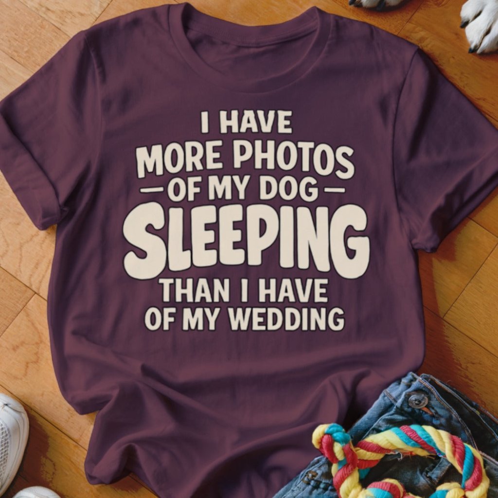 Photos of My Dog Sleeping Shirt - The Pawsitive Initiative
