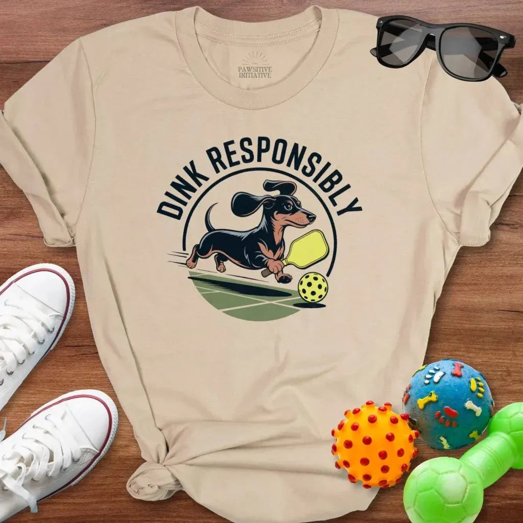 Pickleball Dachshund Shirt - The Pawsitive Initiative