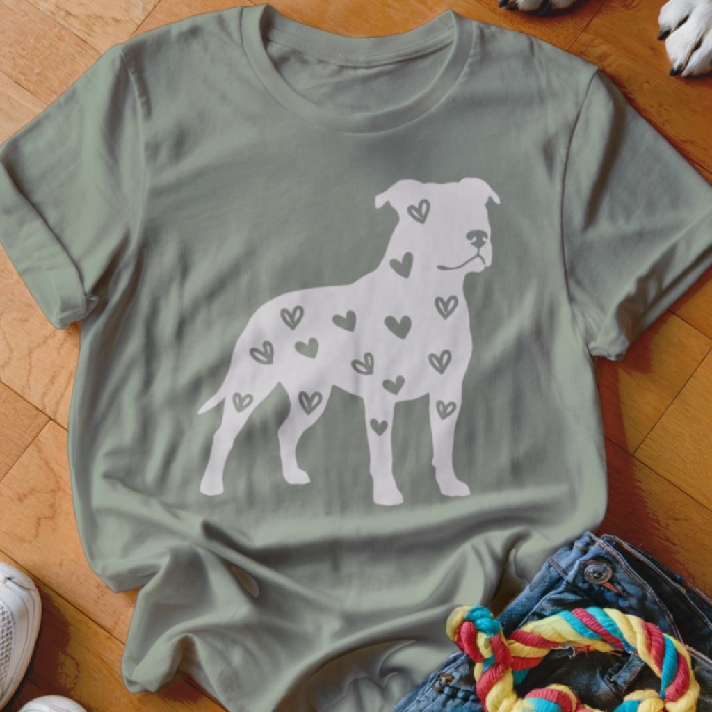 Pit Bull Hearts Shirt - The Pawsitive Initiative