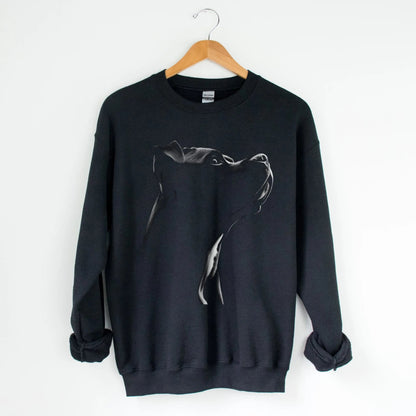 Pitbull Silhouette Sweatshirt - The Pawsitive Initiative