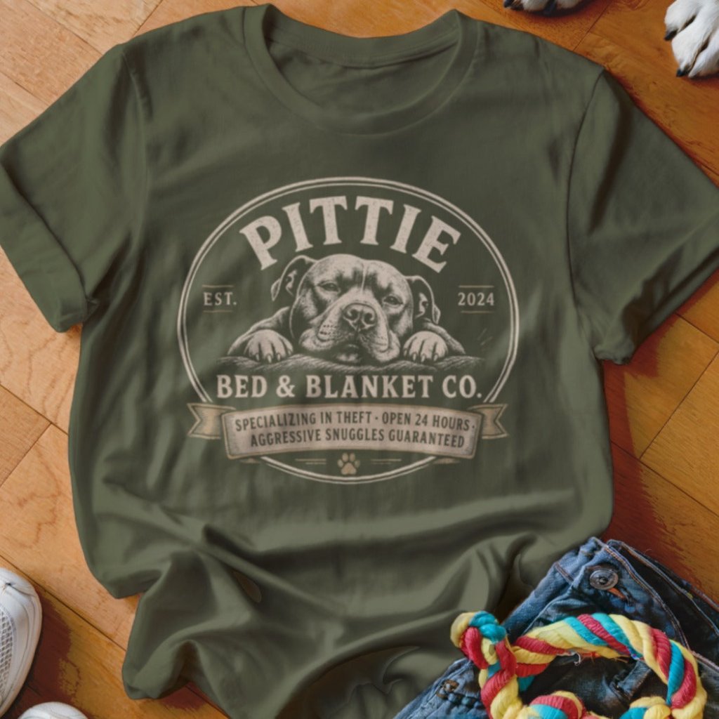 Pittie Bed And Blanket Co Shirt - The Pawsitive Initiative