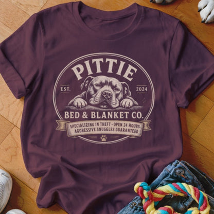 Pittie Bed And Blanket Co Shirt - The Pawsitive Initiative