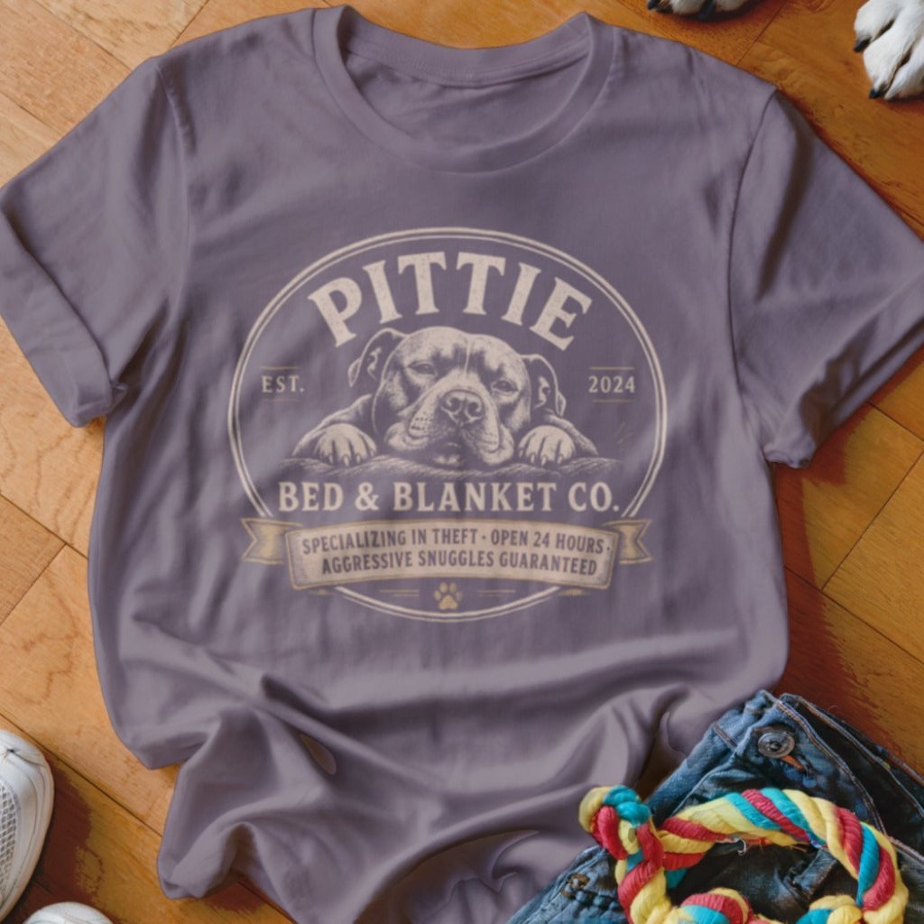 Pittie Bed And Blanket Co Shirt - The Pawsitive Initiative