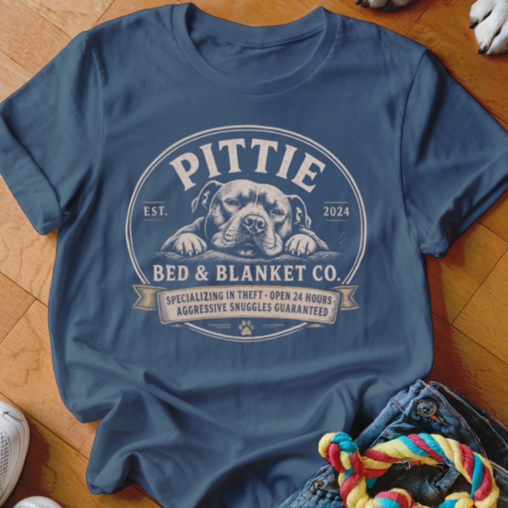 Pittie Bed And Blanket Co Shirt - The Pawsitive Initiative