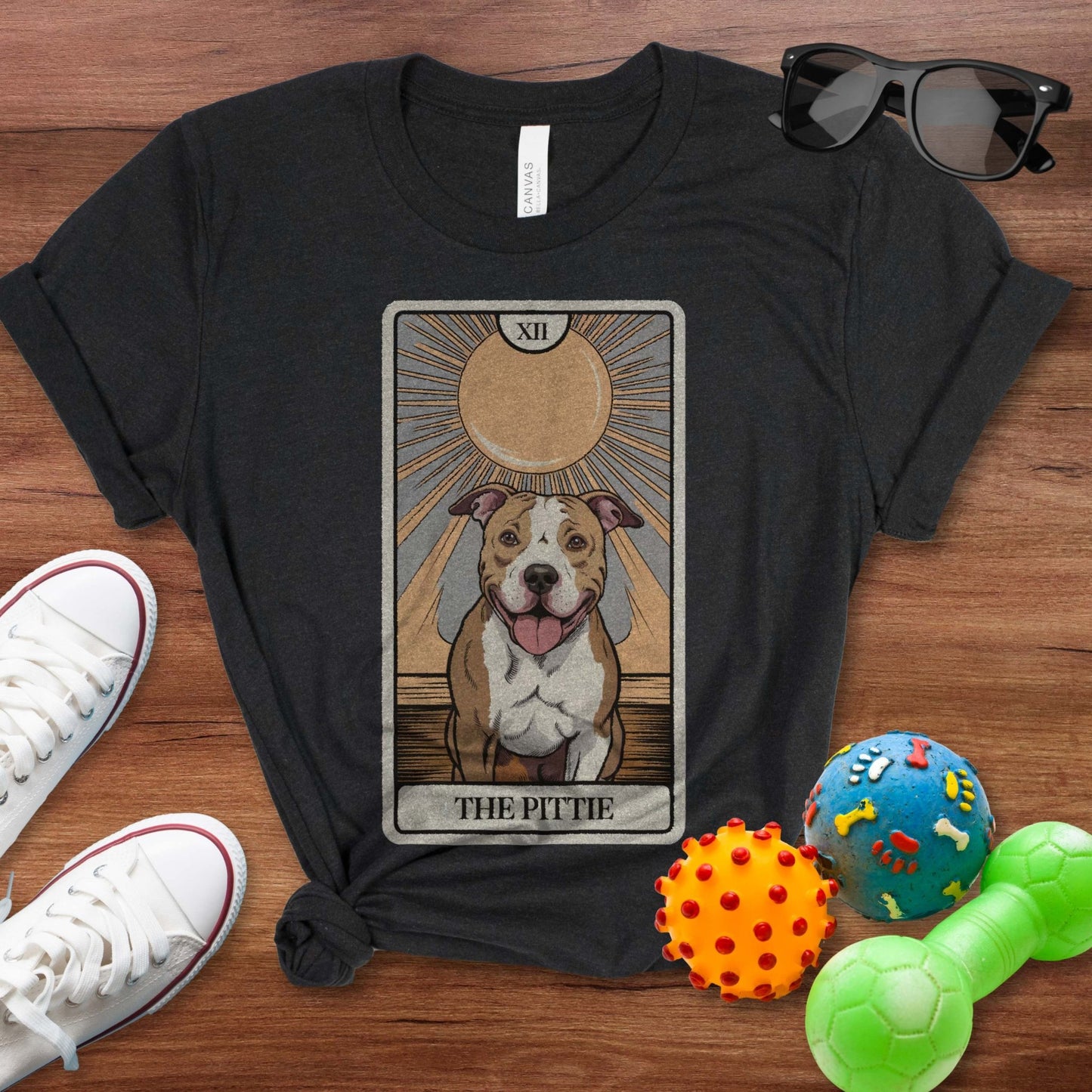 Pittie Tarot Card Shirt - The Pawsitive Initiative