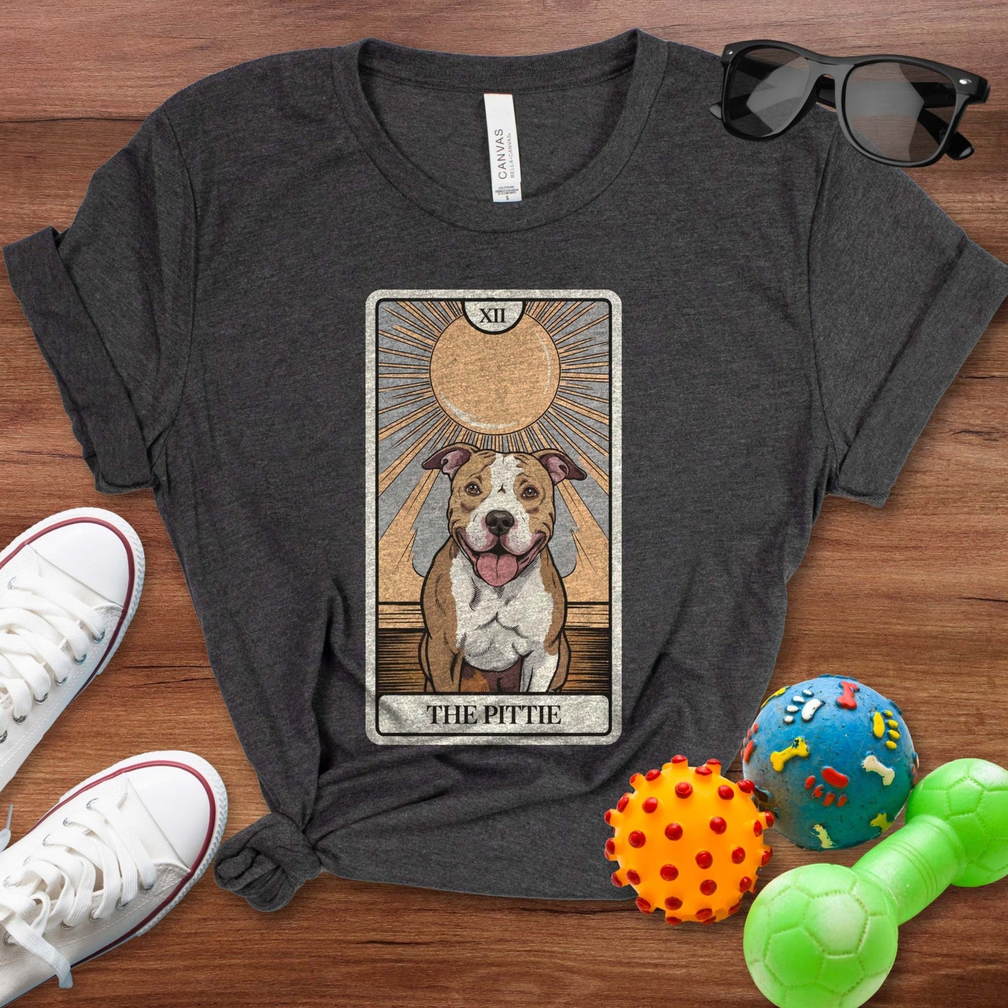 Pittie Tarot Card Shirt - The Pawsitive Initiative