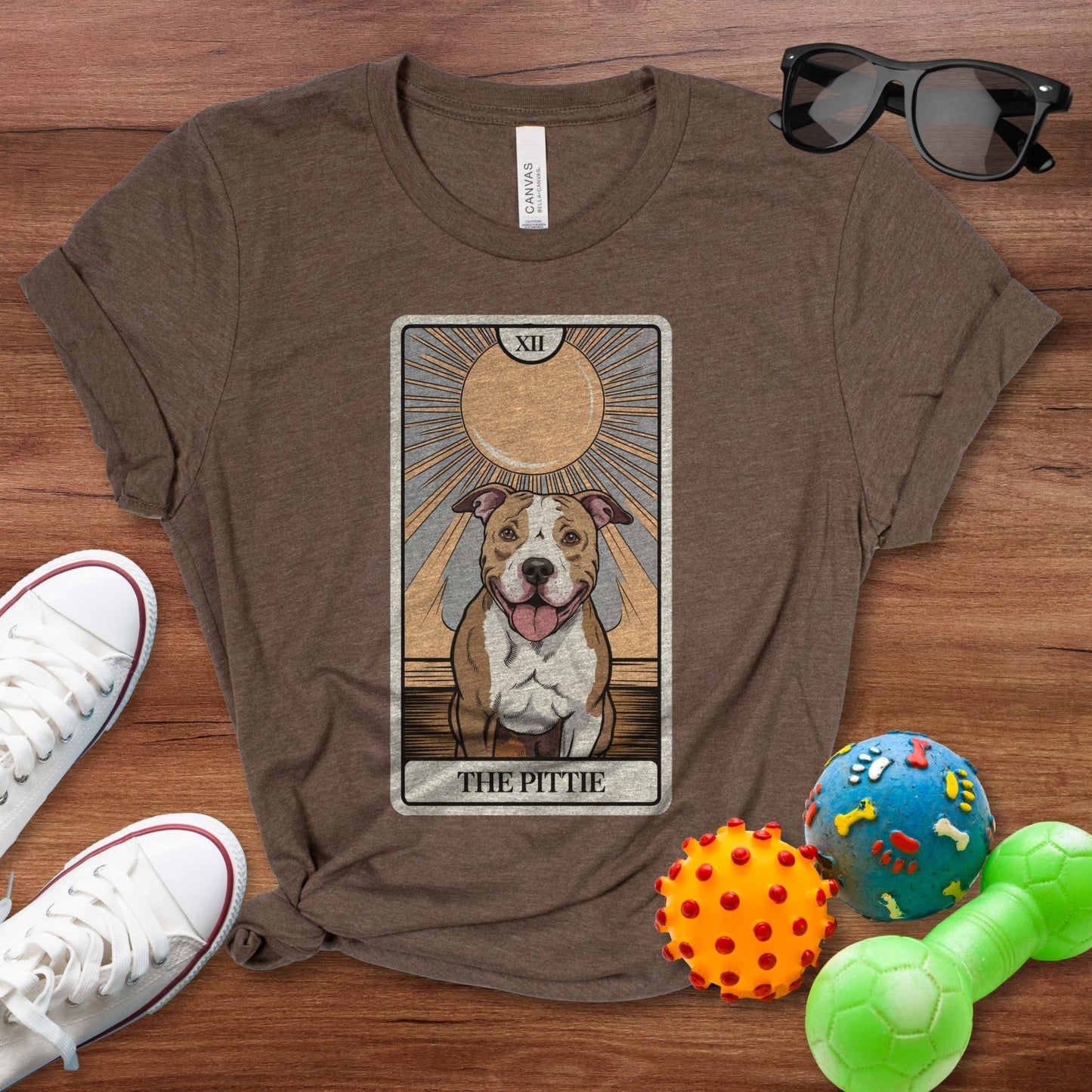 Pittie Tarot Card Shirt - The Pawsitive Initiative