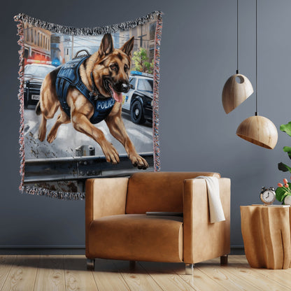 Police Dog Blanket - The Pawsitive Initiative