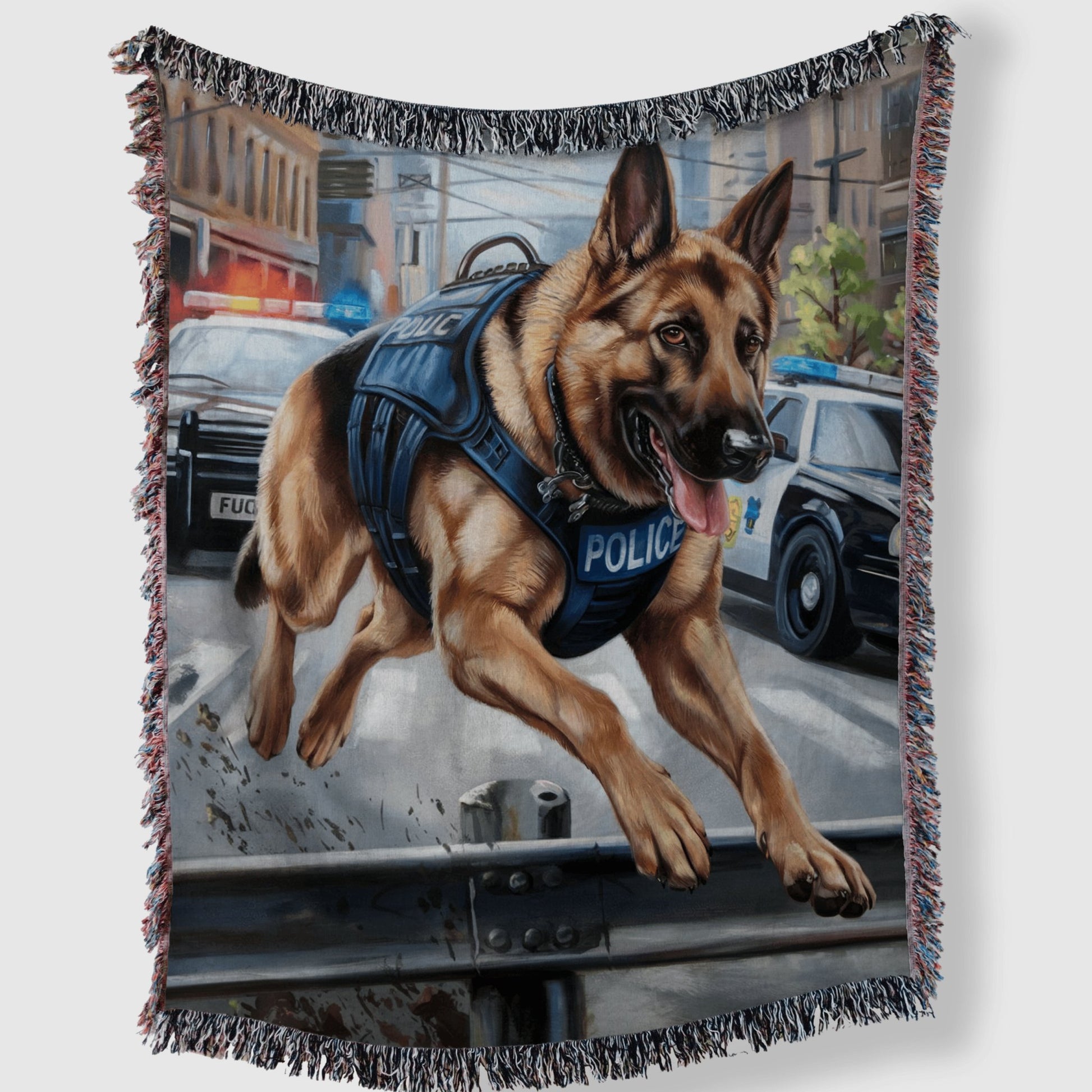 Police Dog Blanket - The Pawsitive Initiative