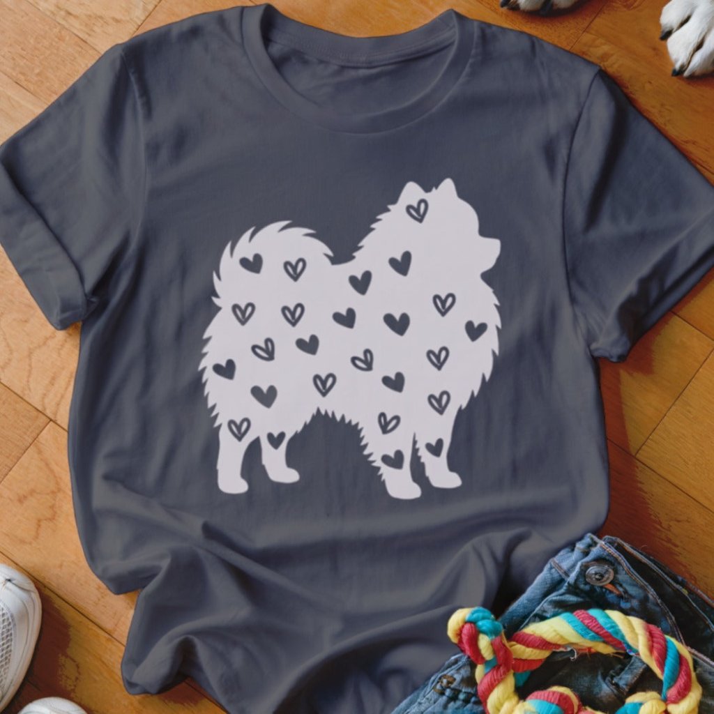 Pomeranian Hearts Shirt - The Pawsitive Initiative