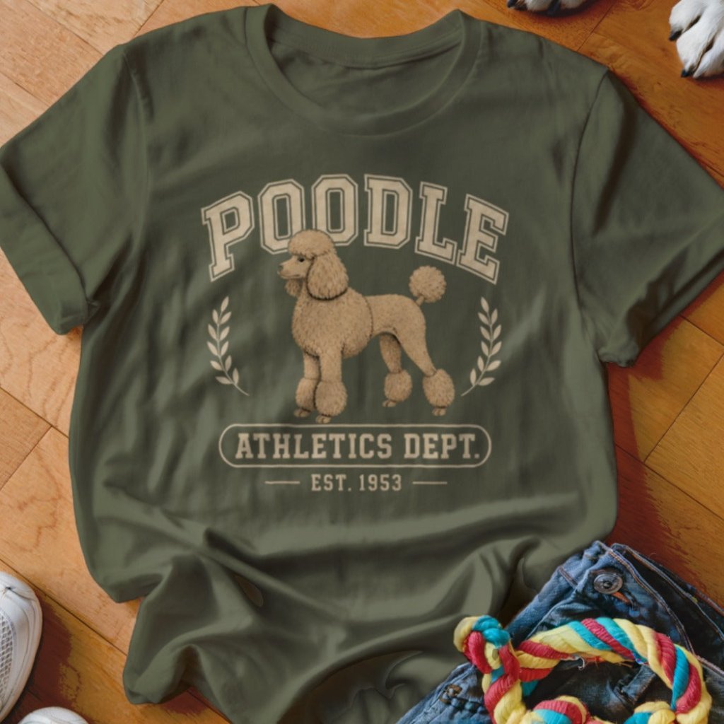 Poodle Athletics Dept Shirt - The Pawsitive Initiative