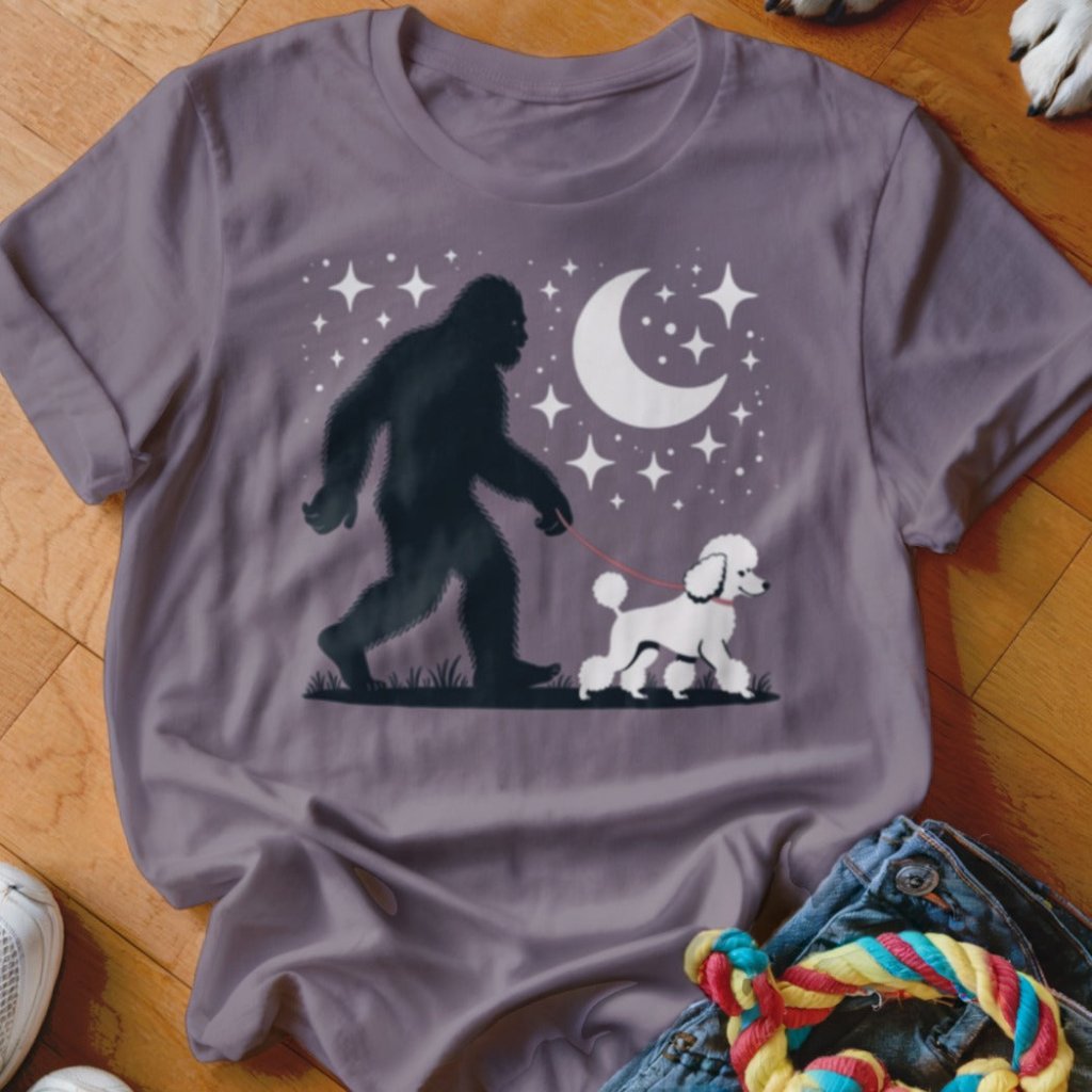 Poodle Bigfoot Shirt - The Pawsitive Initiative