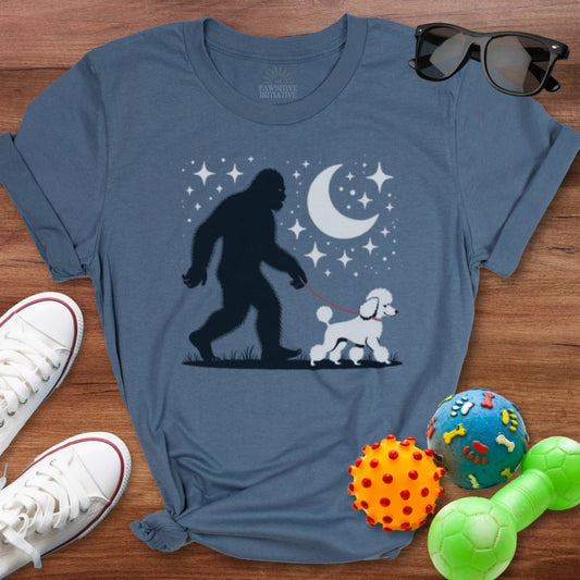 Poodle Bigfoot Shirt - The Pawsitive Initiative