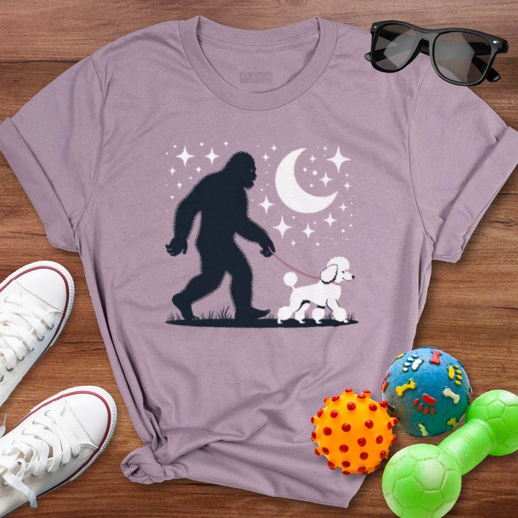 Poodle Bigfoot Shirt - The Pawsitive Initiative