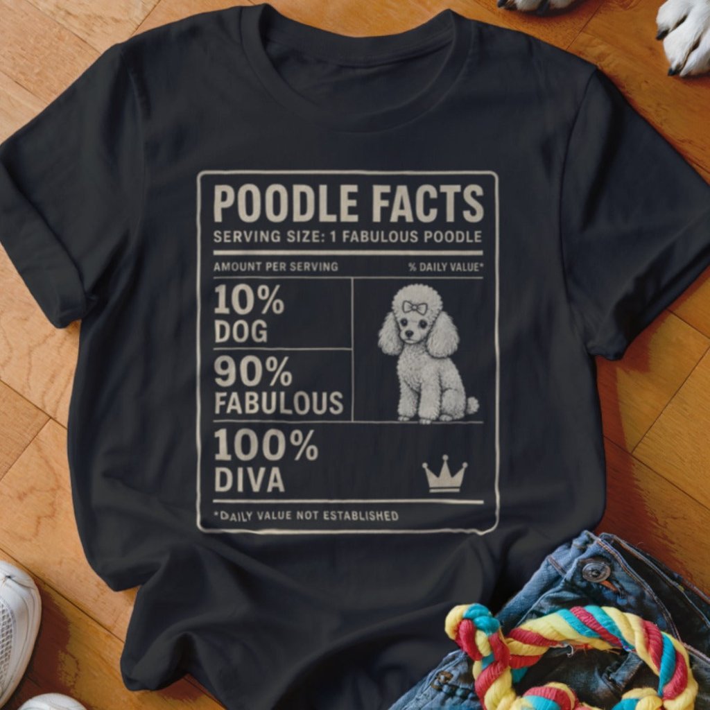 Poodle Facts Shirt - The Pawsitive Initiative