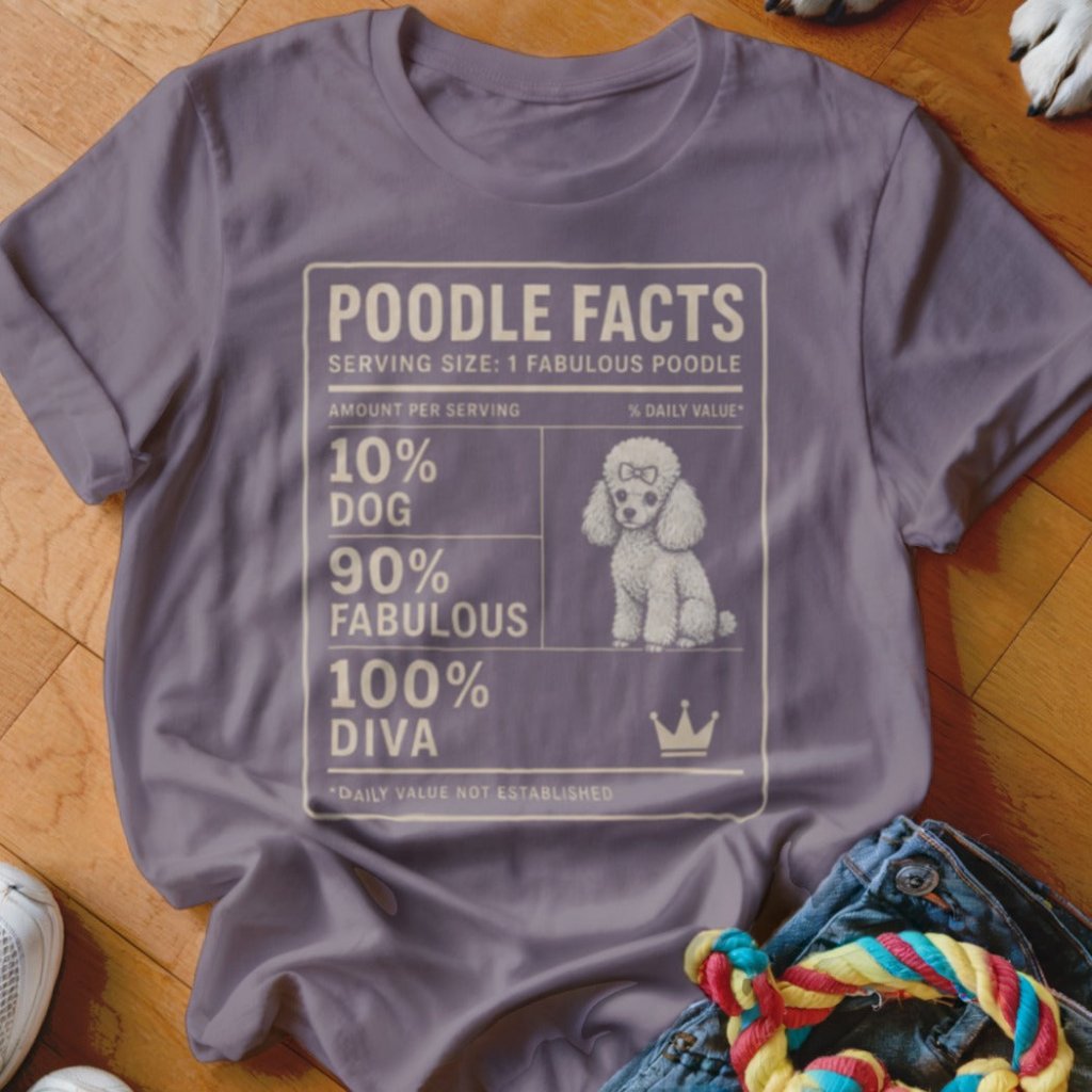 Poodle Facts Shirt - The Pawsitive Initiative