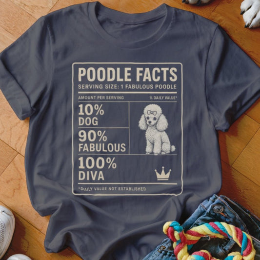 Poodle Facts Shirt - The Pawsitive Initiative