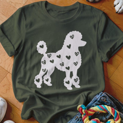 Poodle Hearts Shirt - The Pawsitive Initiative