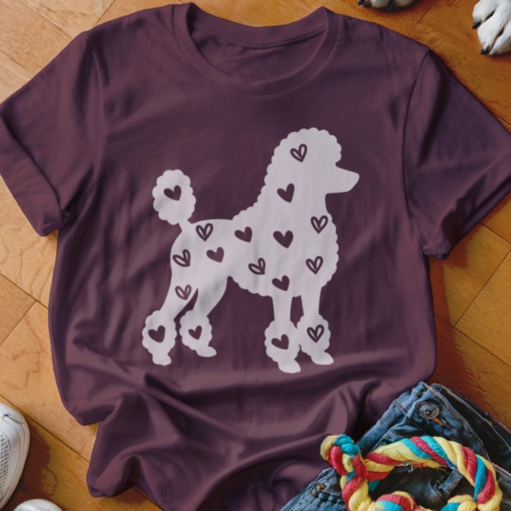 Poodle Hearts Shirt - The Pawsitive Initiative