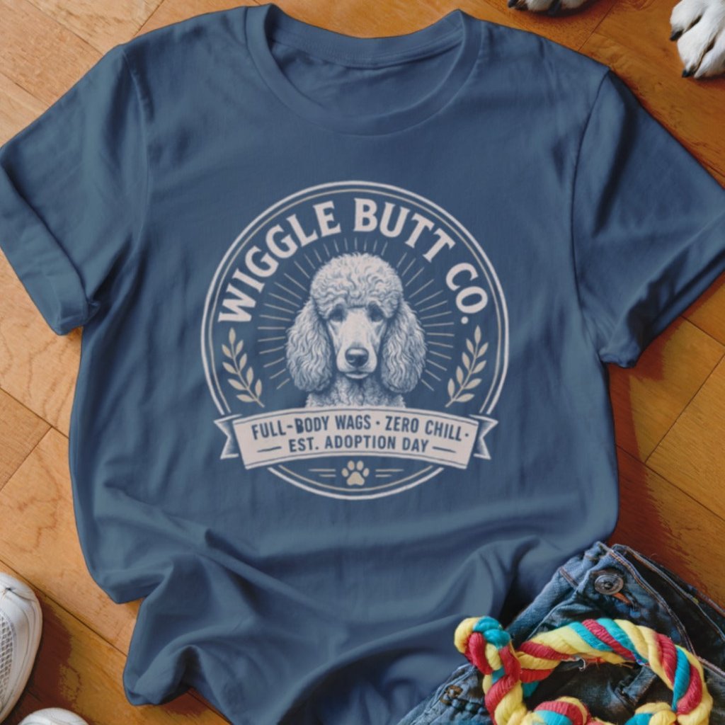 Poodle Wiggle Butt Co Shirt - The Pawsitive Initiative