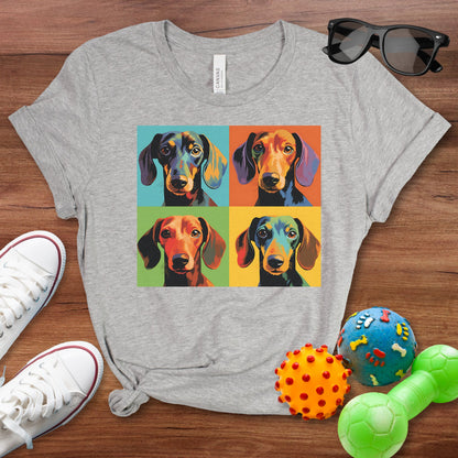 Pop Art Dachshund Shirt - The Pawsitive Initiative