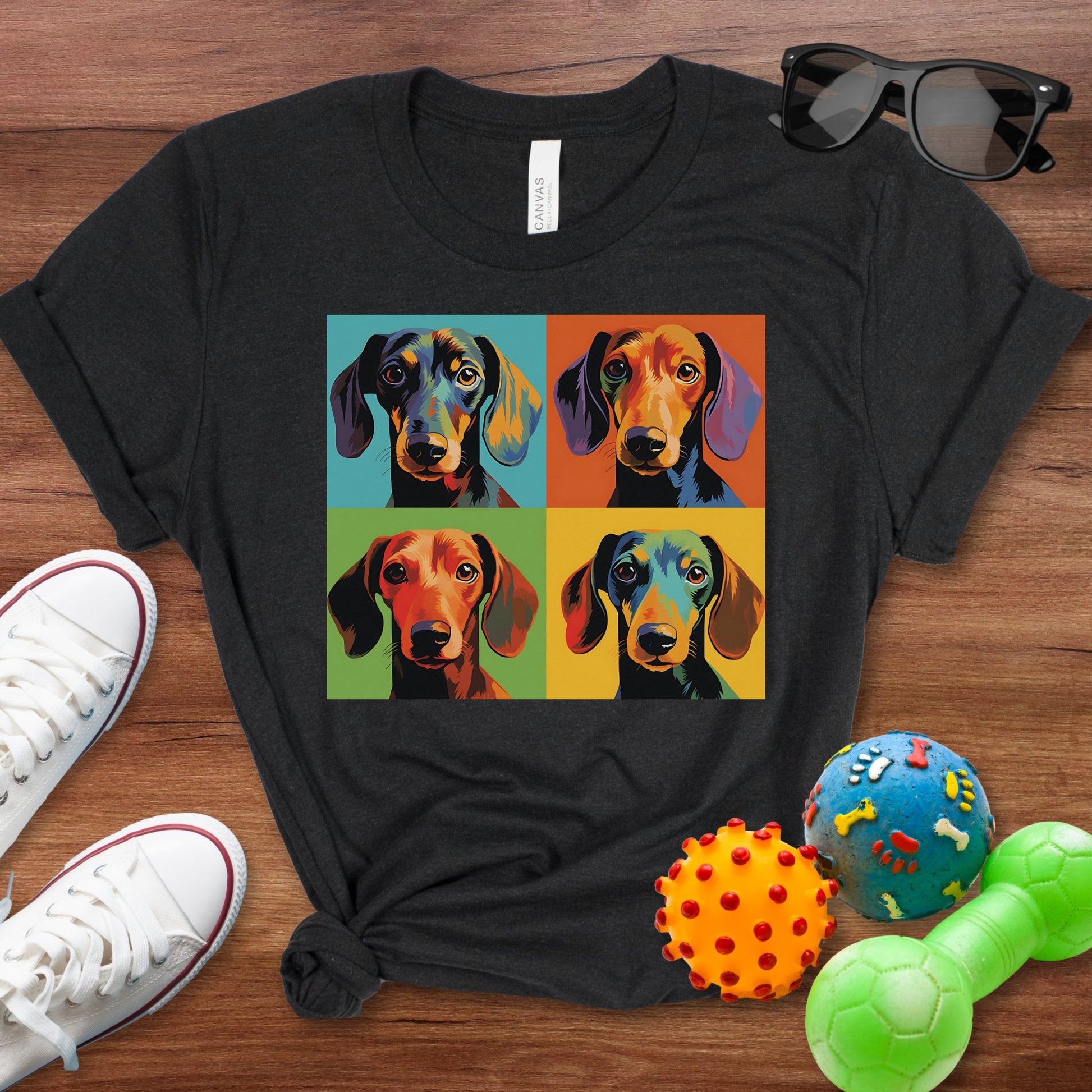 Pop Art Dachshund Shirt - The Pawsitive Initiative