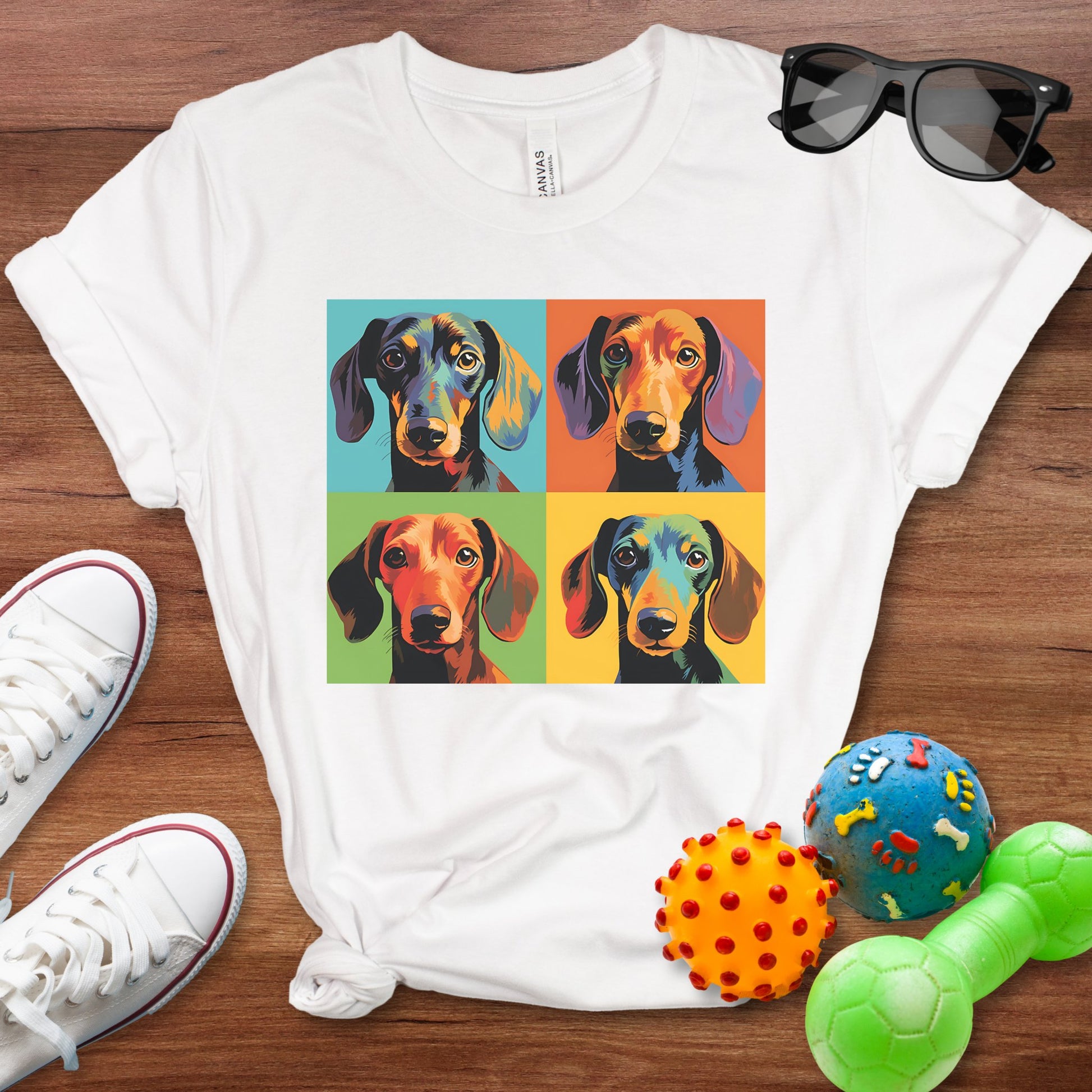 Pop Art Dachshund Shirt - The Pawsitive Initiative