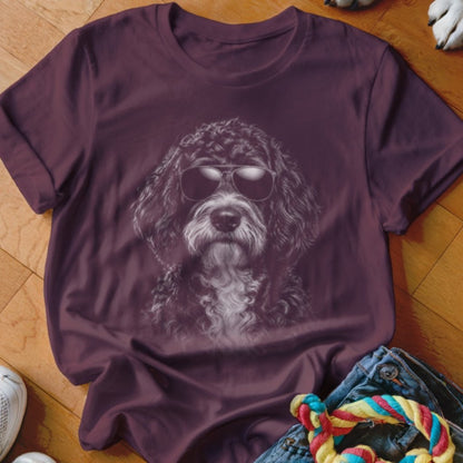 Portuguese Water Dog in Aviators Shirt - The Pawsitive Initiative