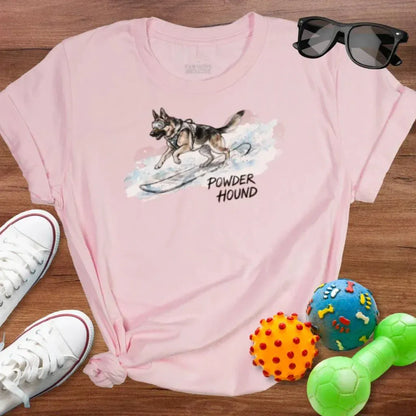 Powder Hound GSD Shirt - The Pawsitive Initiative