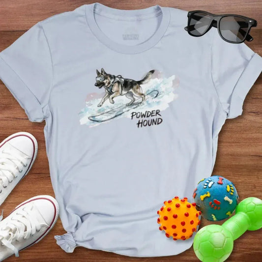 Powder Hound GSD Shirt - The Pawsitive Initiative