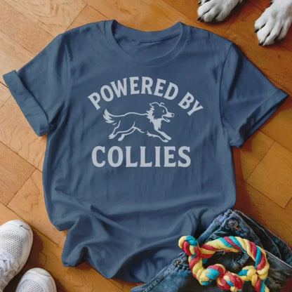 Powered By Collies Shirt - The Pawsitive Initiative