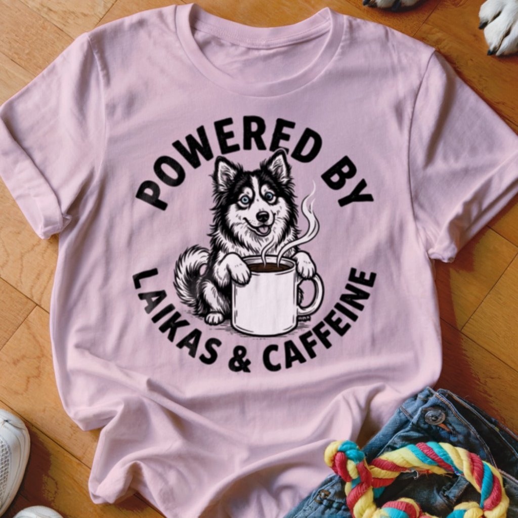 Powered by Laikas & Caffeine Shirt - The Pawsitive Initiative