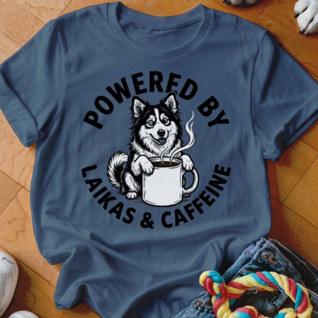 Powered by Laikas & Caffeine Shirt - The Pawsitive Initiative