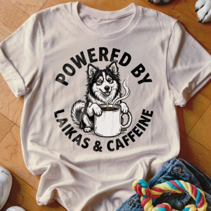 Powered by Laikas & Caffeine Shirt - The Pawsitive Initiative