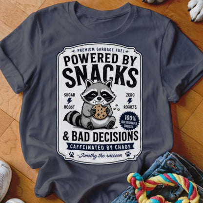 Powered by Snacks Shirt - The Pawsitive Initiative
