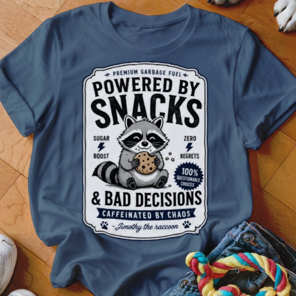 Powered by Snacks Shirt - The Pawsitive Initiative