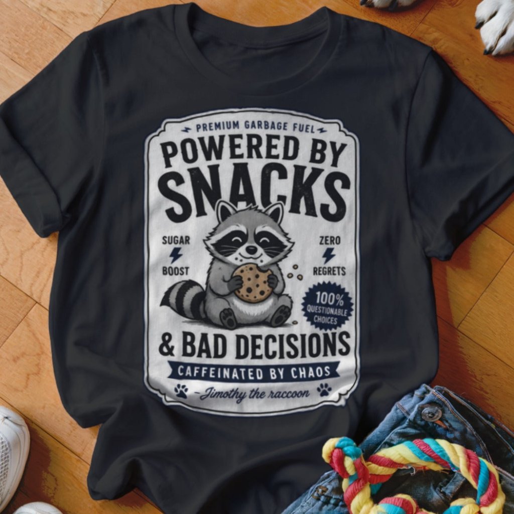 Powered by Snacks Shirt - The Pawsitive Initiative