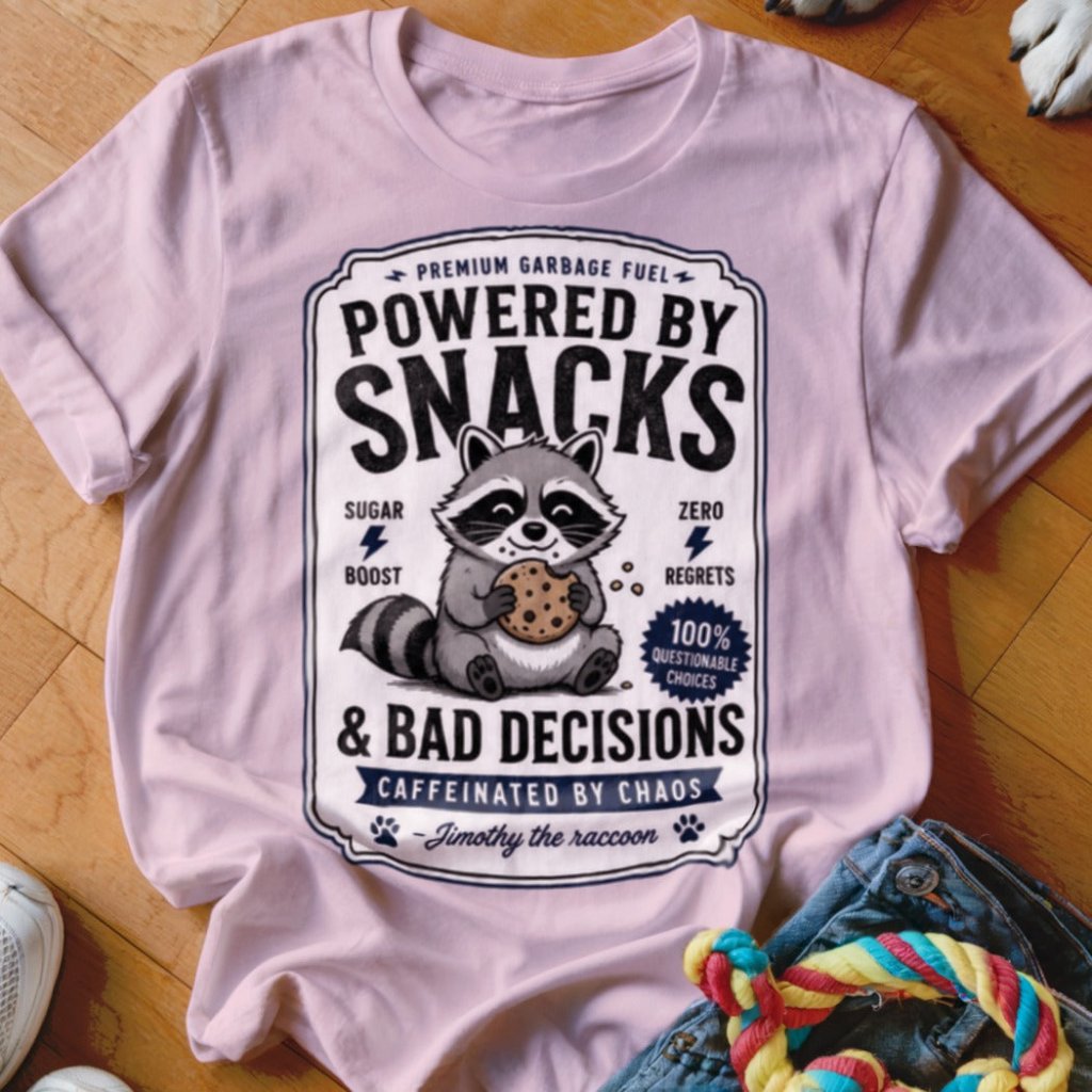 Powered by Snacks Shirt - The Pawsitive Initiative