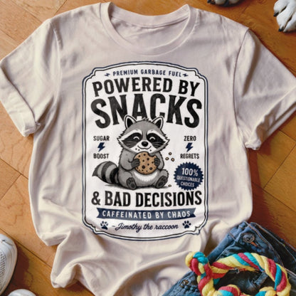 Powered by Snacks Shirt - The Pawsitive Initiative
