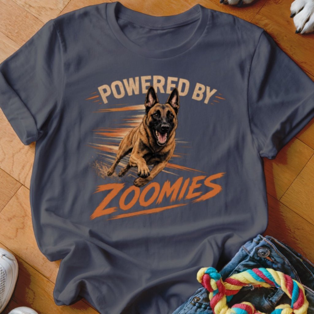 Powered by Zoomies Shirt - The Pawsitive Initiative
