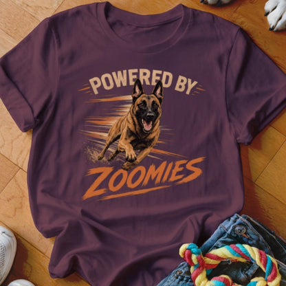 Powered by Zoomies Shirt - The Pawsitive Initiative